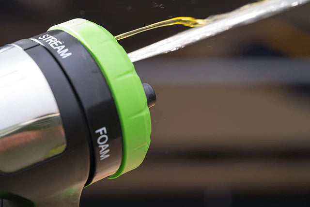 Pistola 4 en 1 con depósito de espuma Accesorio para mangueras