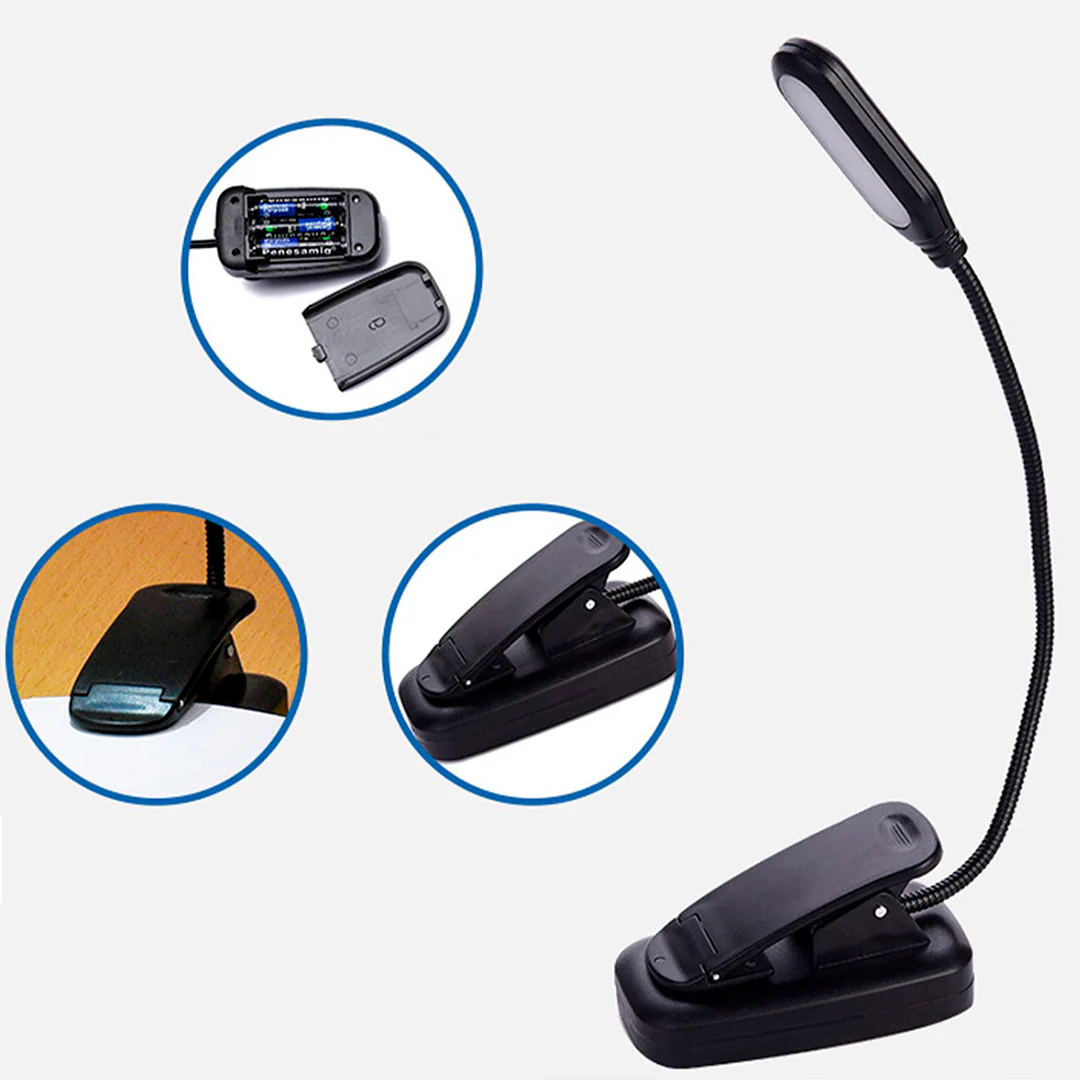 Lámpara con pinza para Lectura