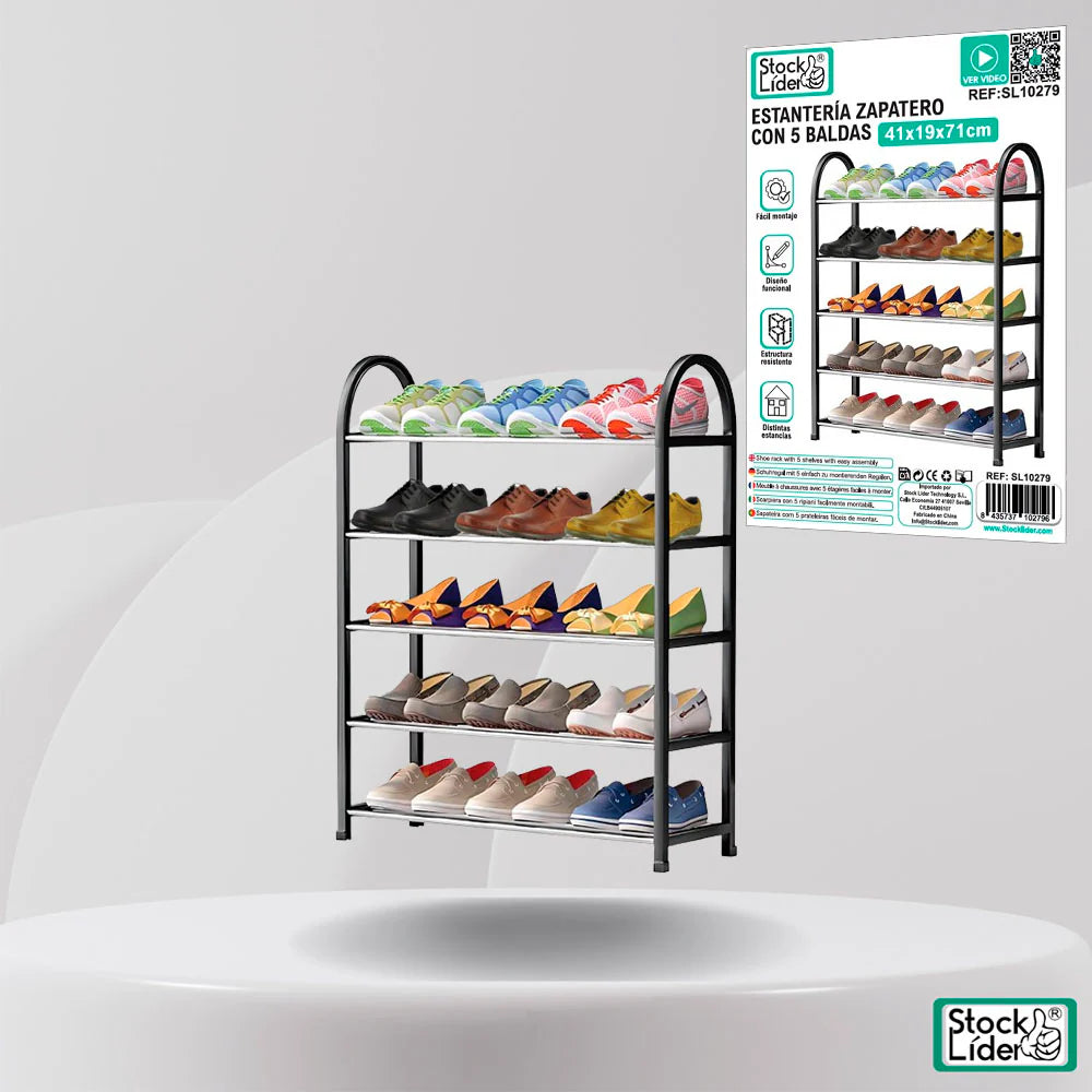 Estanteria de Zapatos con 5 Baldas
